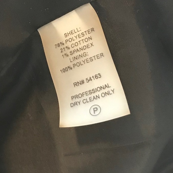 Calvin Klein Cascade Front Knit Blazer Black White - Picture 7 of 7